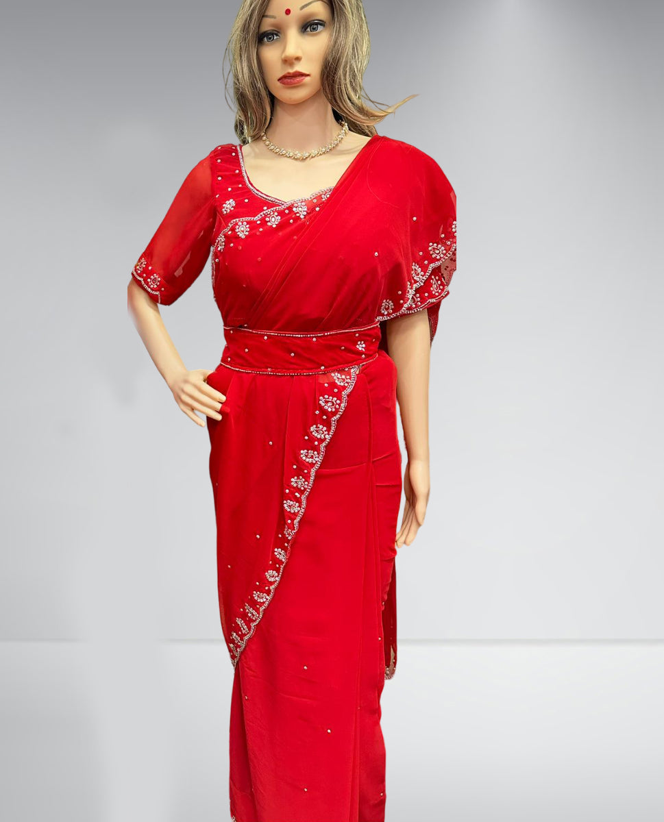 Handwork Boutique Saree Set-SS